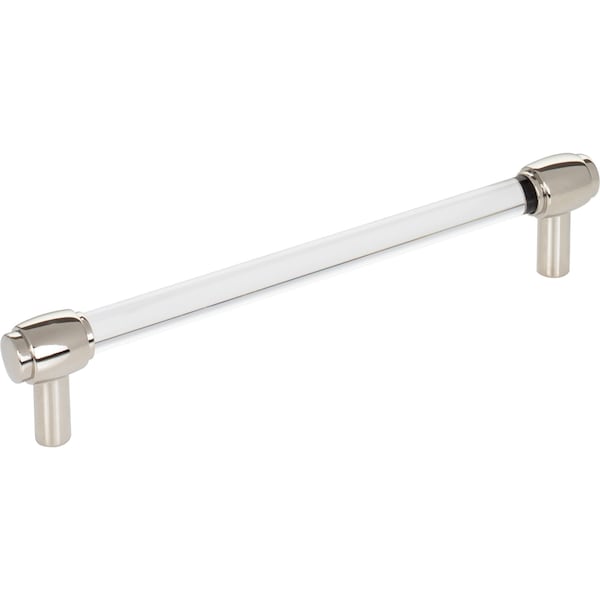 Jeffrey Alexander 160 mm Center-to-Center Polished Nickel Carmen Cabinet Bar Pull 775-160NI - main